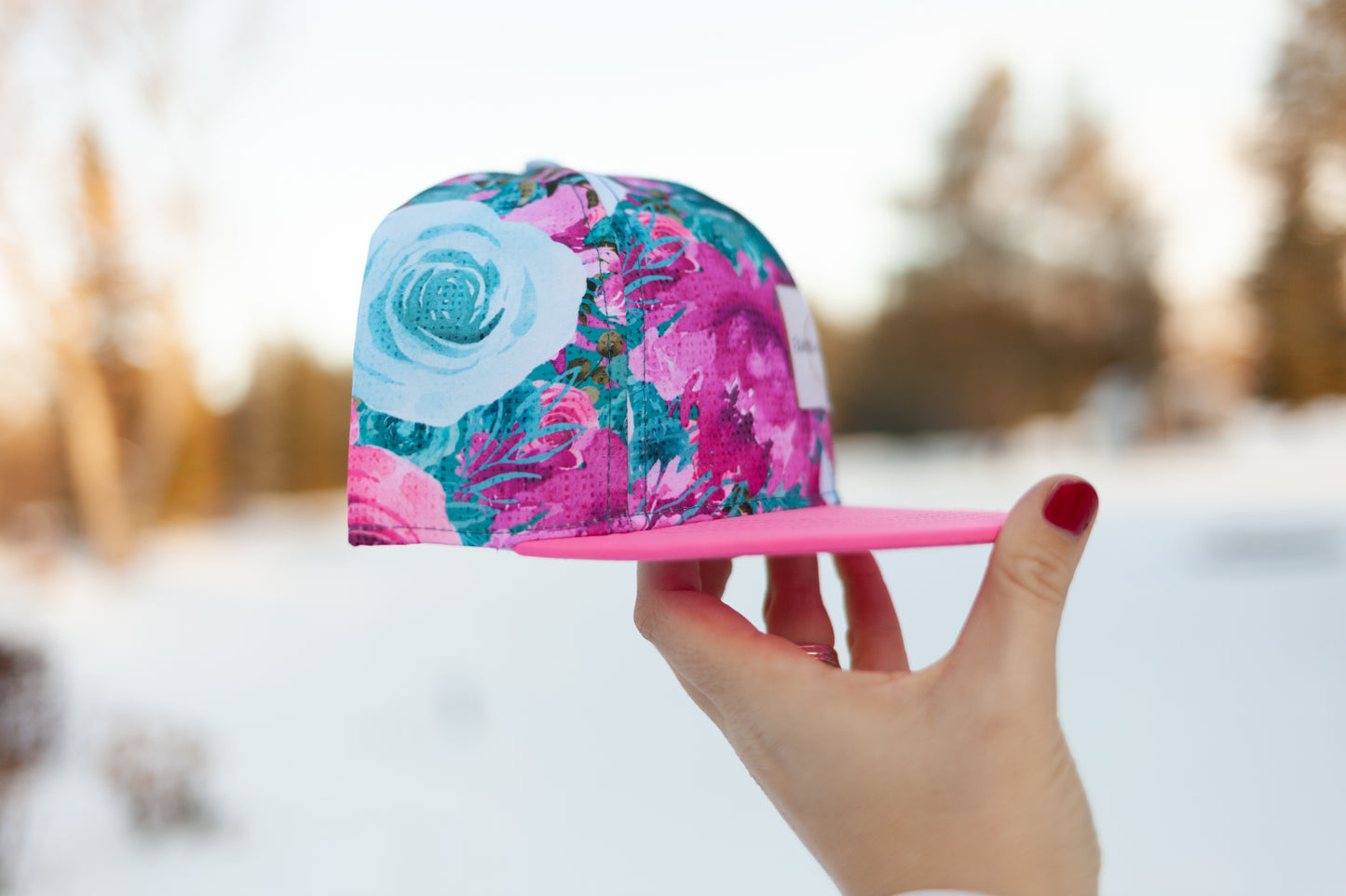 SnapBack Hat - Lush Blooms