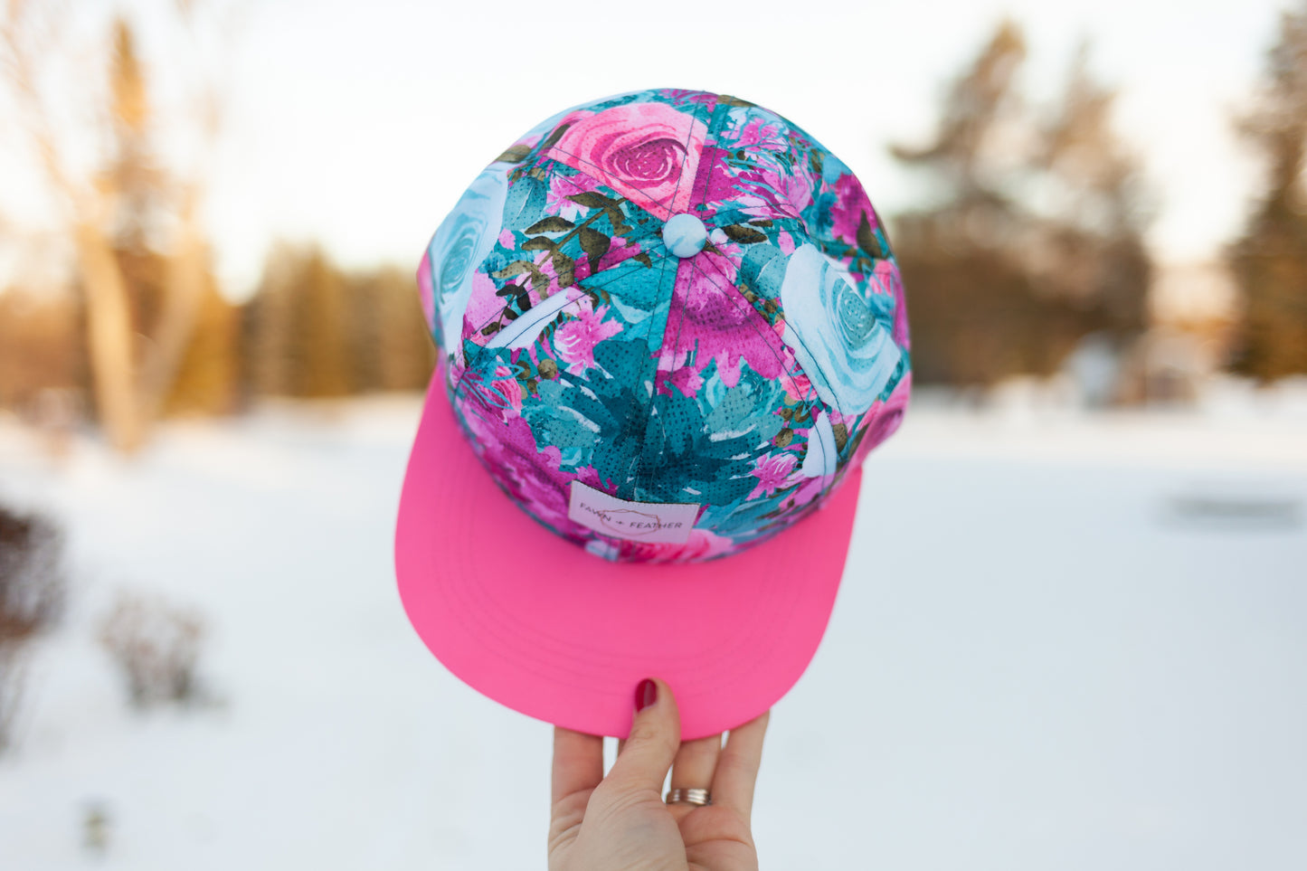 SnapBack Hat - Lush Blooms