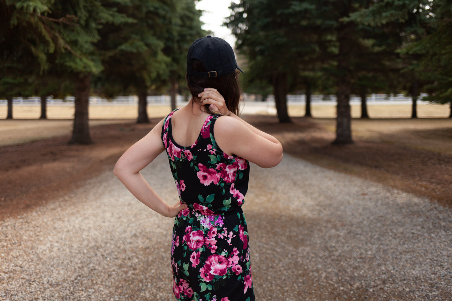Ladies Romper - Vibrant Floral
