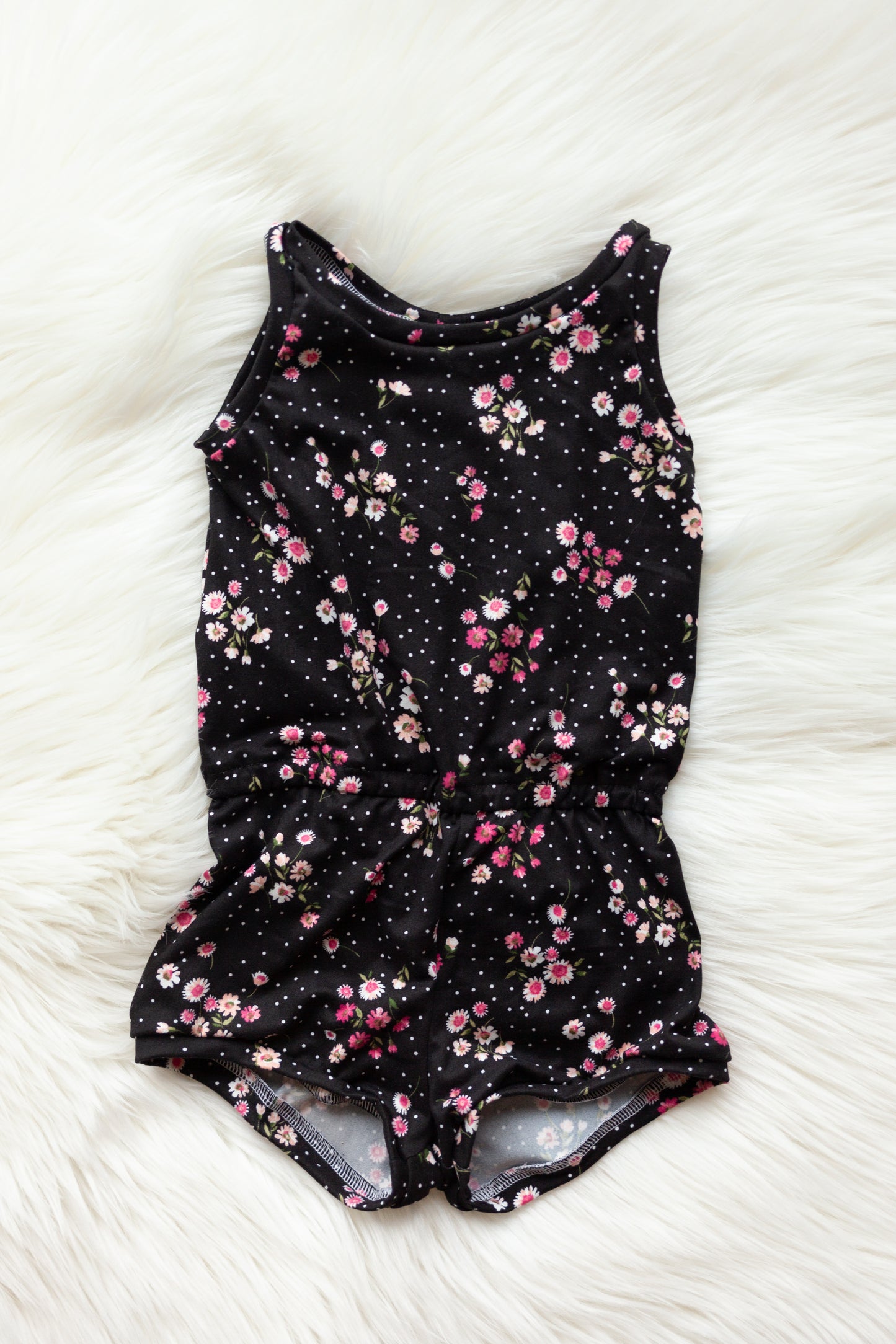 Little Romper - Polka Dot Bouquet