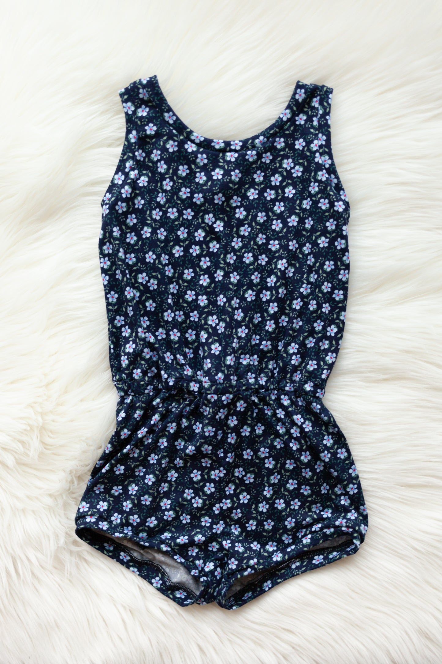 Little Romper - Mini Blue Floral