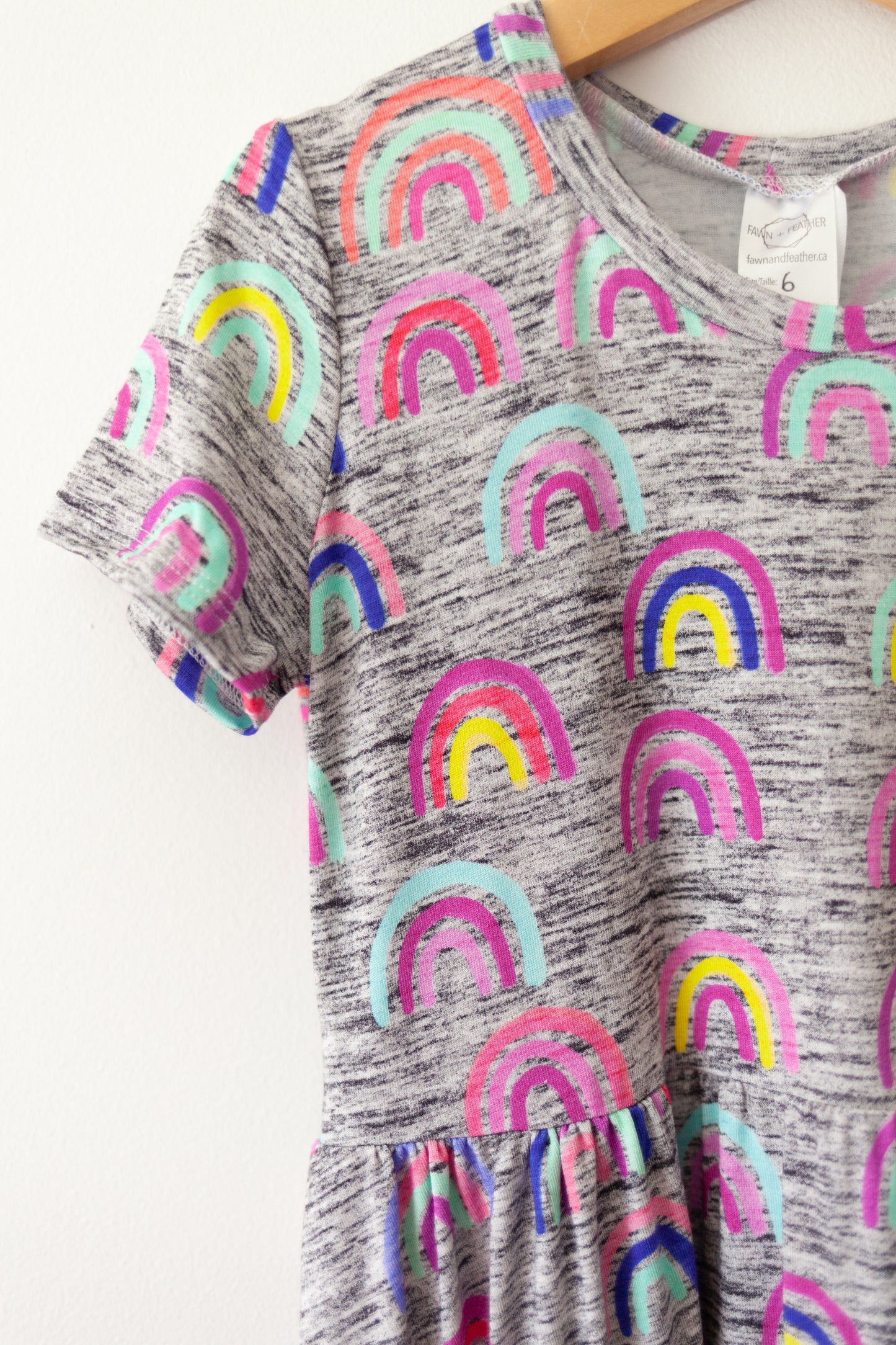 Twirl Dress - Bright Rainbows