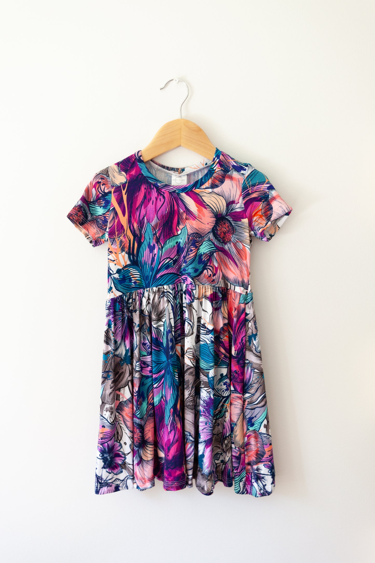 Twirl Dress - Graffiti Floral