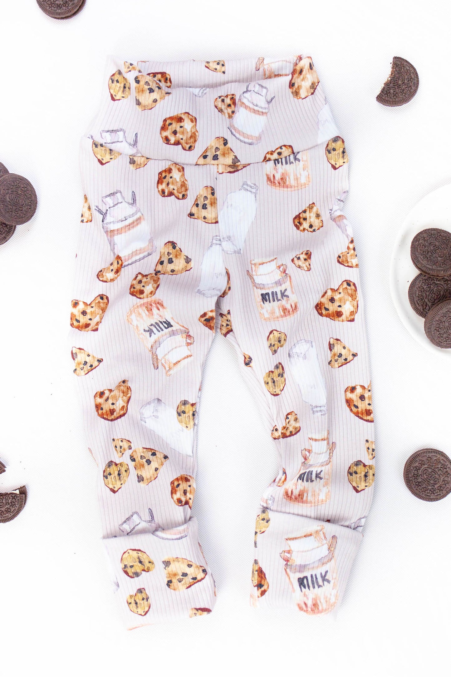 Grow Leggings - Milk and Cookies