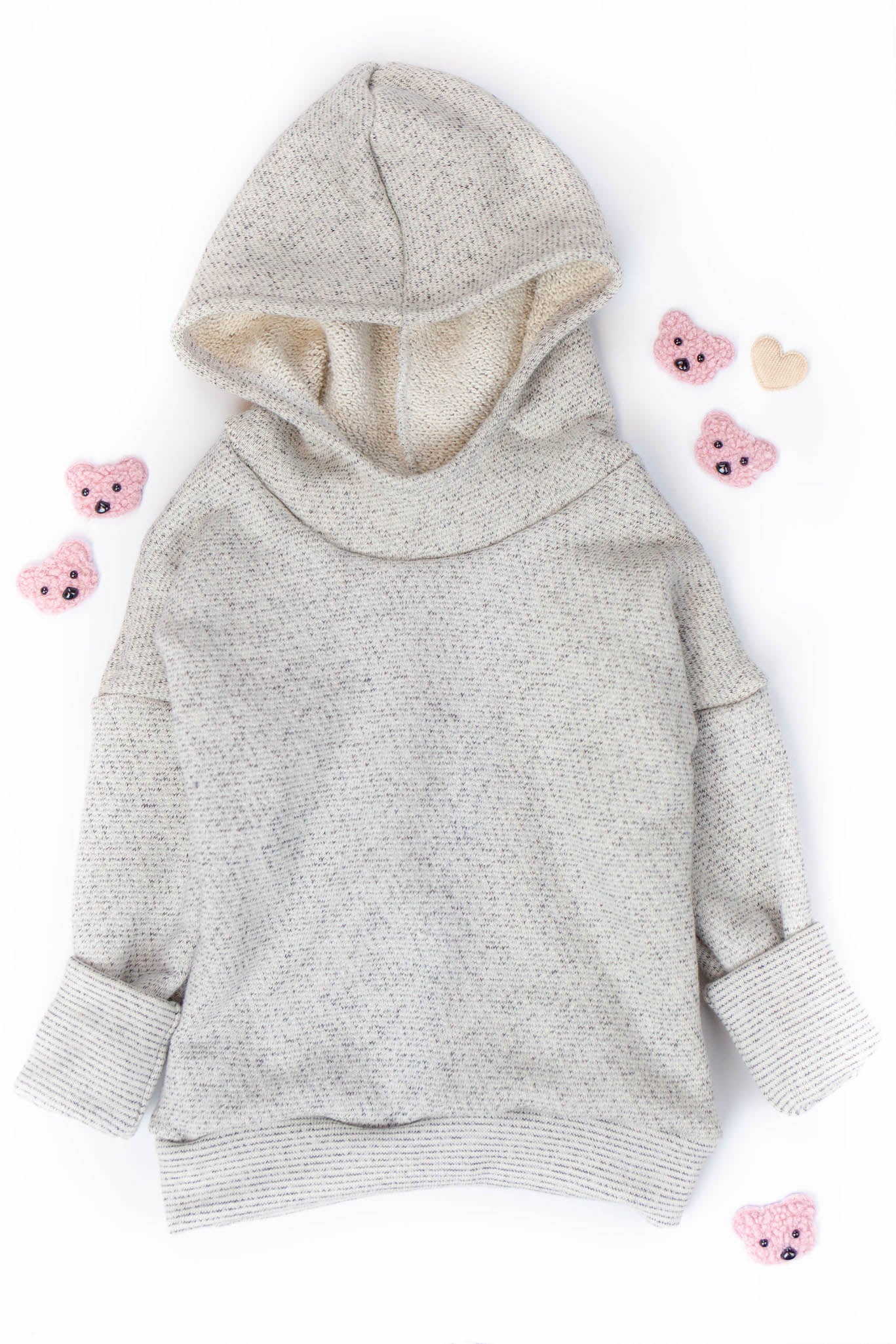 Super Slouchy Grow Hoodie - Sea Salt