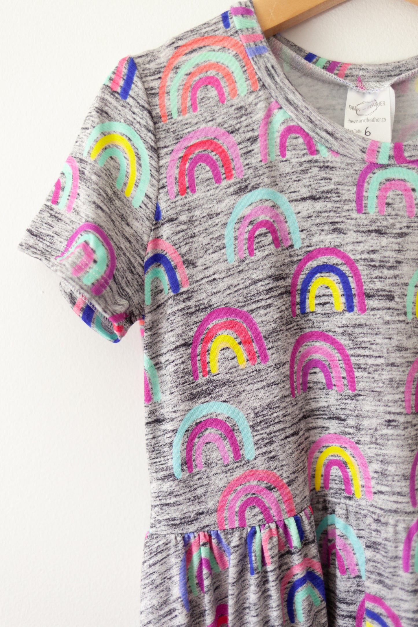 Twirl Dress - Bright Rainbows