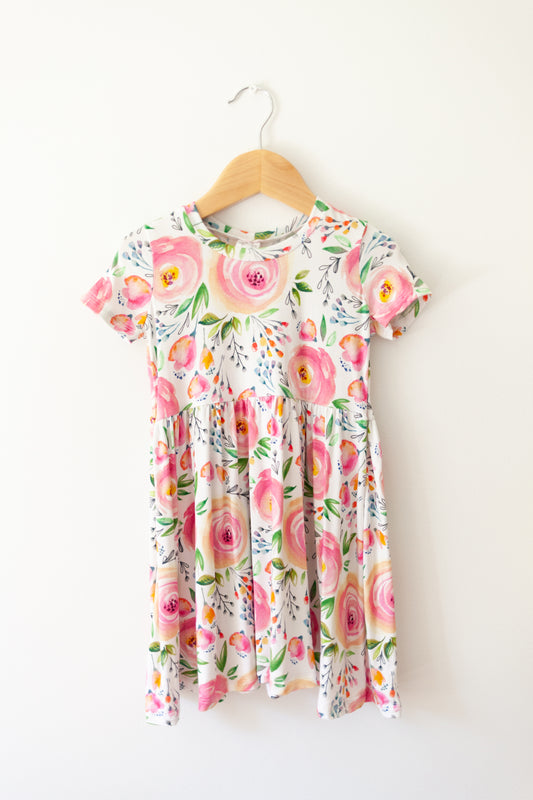 Twirl Dress - Watercolour Floral